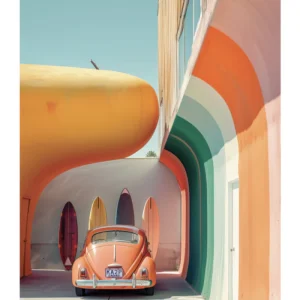 Affiche Surfing Tulum