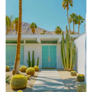Affiche Blue Palm Springs