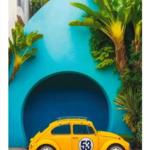 Affiche Yellow Coccinelle