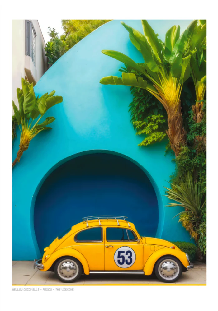 Affiche Yellow Coccinelle