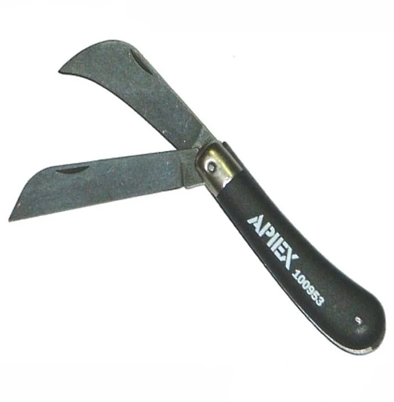 Couteau pour électricien 2 lames serpette – Image 2