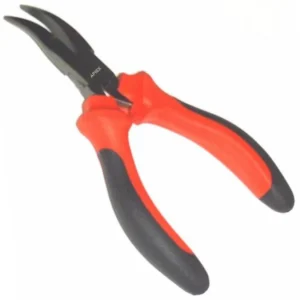 Pince becs 1/2 rond coudes pour l'électronique longueur 120 mm