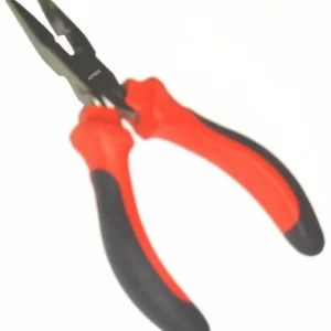 Pince becs 1/2 rond droit pour l'électronique longueur 125 mm