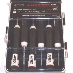 Tournevis pour l'électronique et la micro-technologie 6 pièces