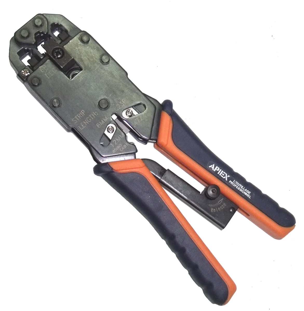 Pince à sertir automatique à cliquet les connecteurs téléphoniques – Image 3