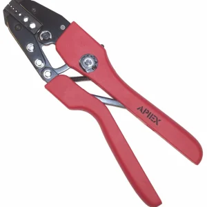 Pince à sertir automatique à cliquet les connecteurs coaxiaux