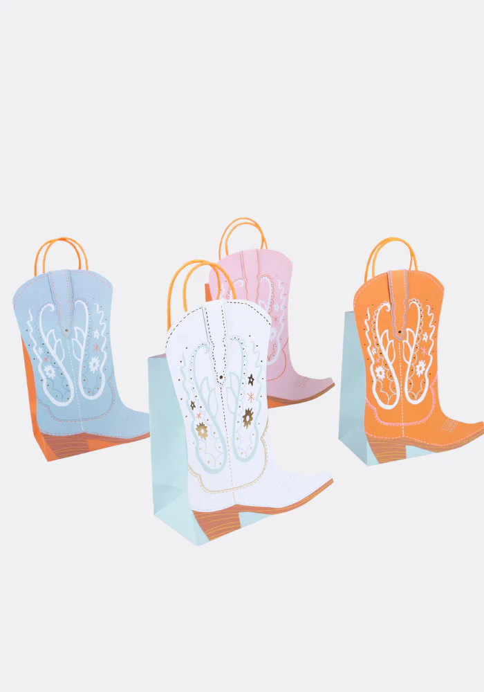 Lot de 8 Sacs Cadeaux En Forme De Botte De Cowboys – Image 4