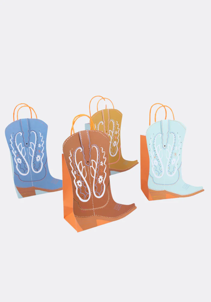 Lot de 8 Sacs Cadeaux En Forme De Botte De Cowboys – Image 5