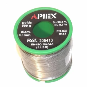 Soudure fil d'étain bobine 500 g.