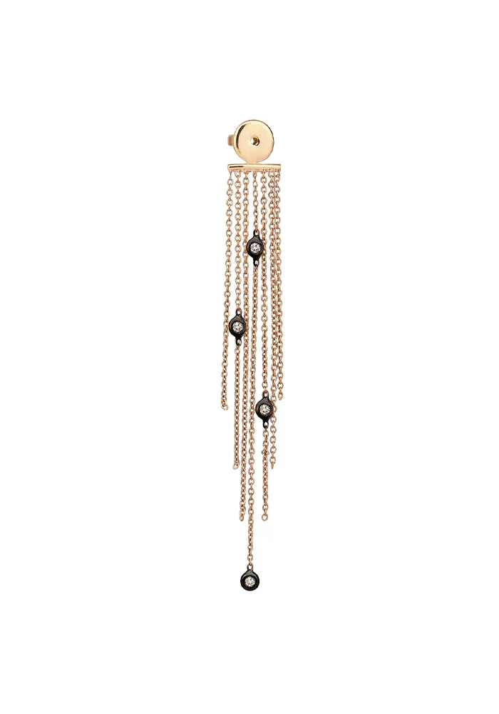 Fermoir Mini Solitaire Chain Tassel