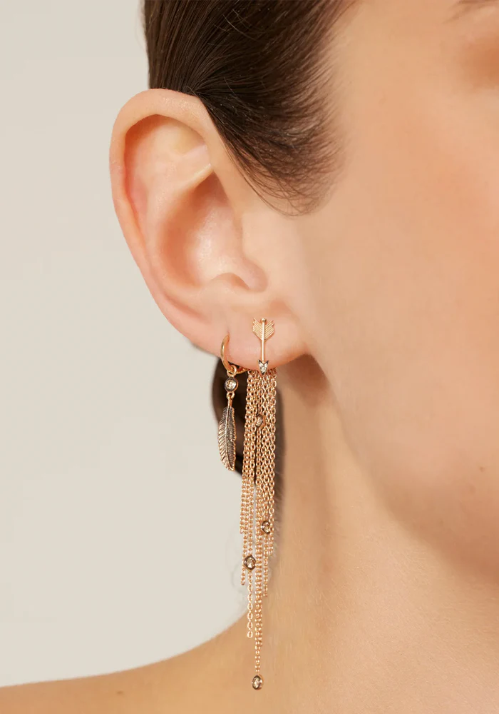 Fermoir Mini Solitaire Chain Tassel – Image 3