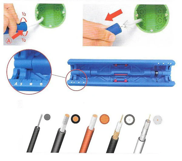 Dénude câbles coaxiaux de 4.8 à 7.5mm – Image 4