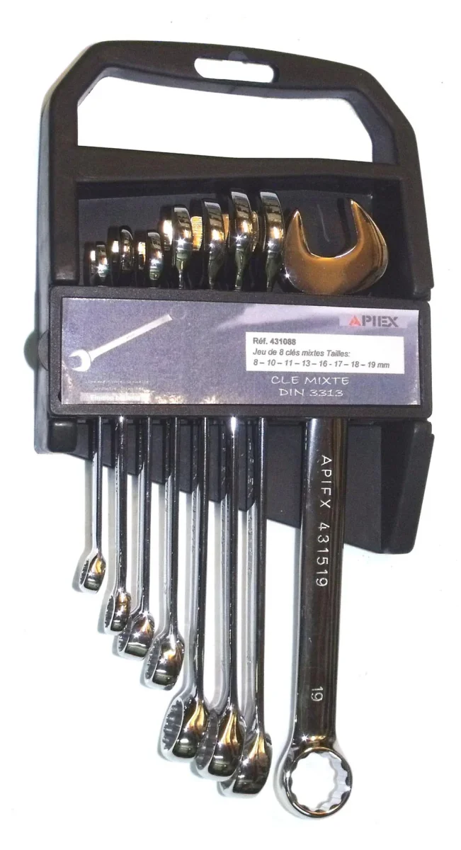 Clés mixtes en jeu de 8 pièces – Image 3