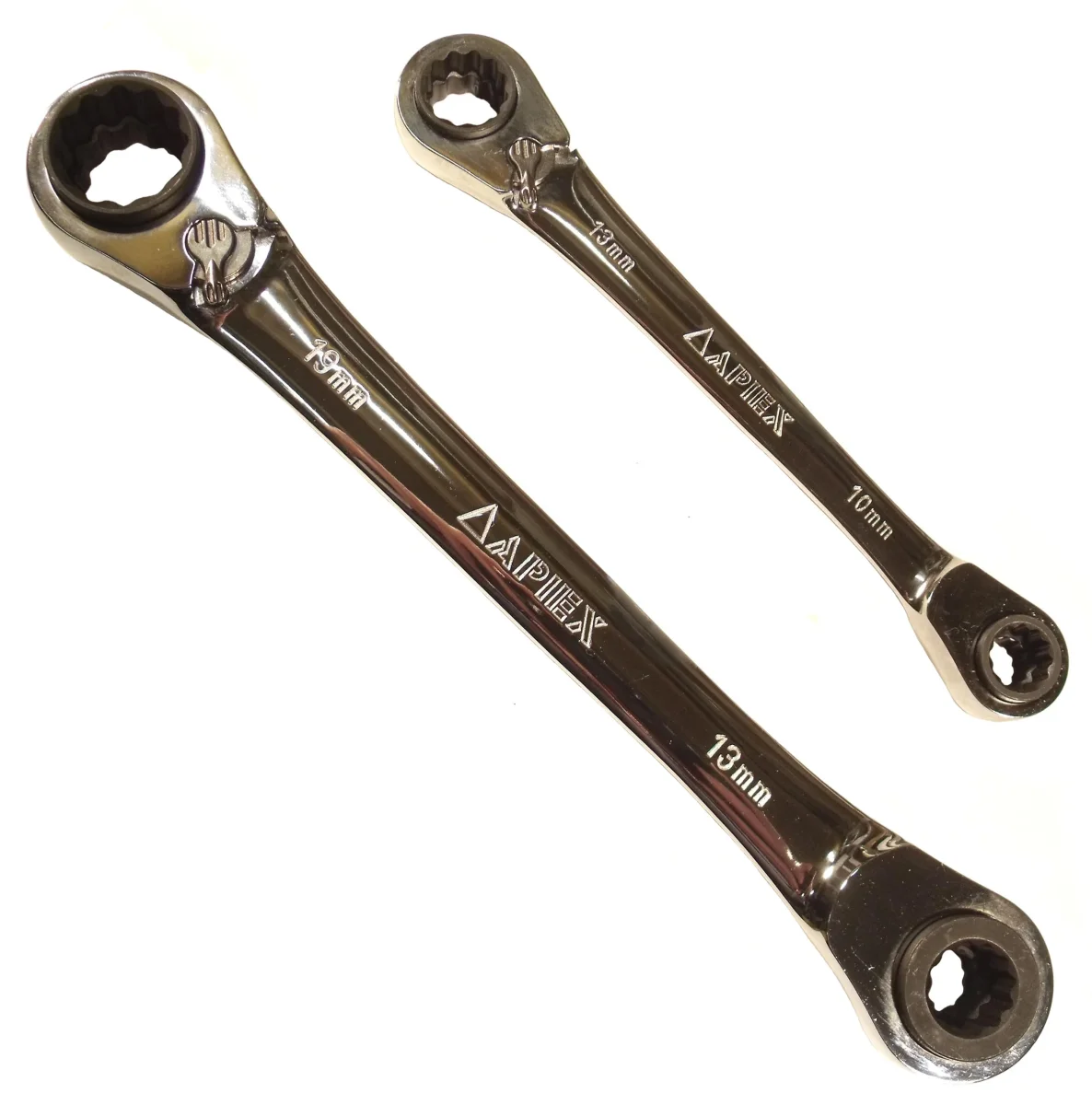 Clé polygonale à cliquet 4 tailles