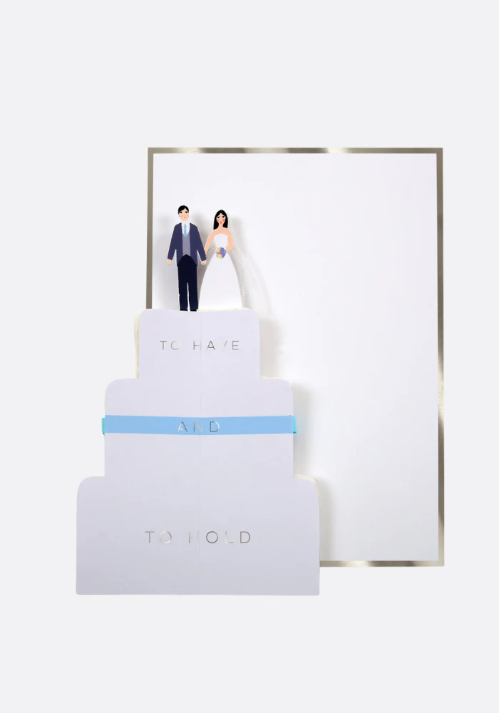 Carte De Mariage En Forme De Gâteau 3D – Image 3