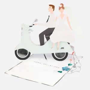 Carte De Mariage En Forme De Scooter 3D