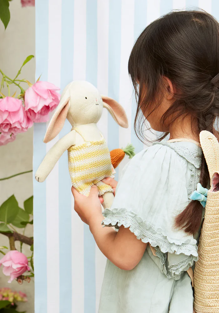 Petite Peluche Lapin Marinière – Image 3