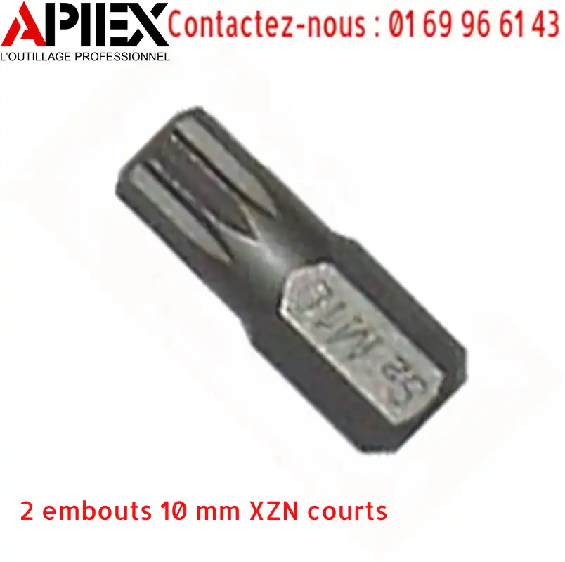 2 embouts 10 mm XZN courts – Image 2