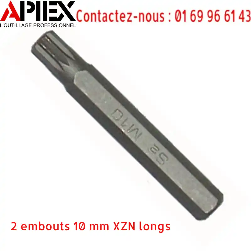 2 embouts 10 mm XZN longs