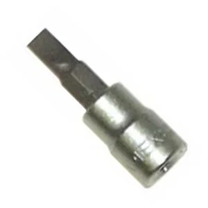 Embout sur douille Vis à fente carré 1/4"