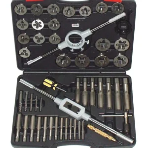 Tarauds et filières 50 pièces en coffret