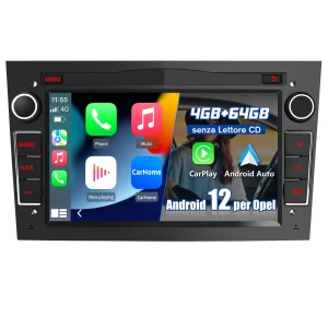 AWESAFE Autoradio Android per sistema di aggiornamento radio touch screen Opel con Wireless Carplay Android Auto, supporto navigazione GPS Bluetooth WiFi