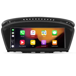 AWESAFE Autoradio Android per Serie 5 E60,E61,E63,E64,2009-2012/Serie 3 E90, E91,E92,2009-2012 Sistema CCC Aggiornamento radio touch screen con Wireless Carplay Android Auto, Supporto Bluetooth WiFi Navigazione GPS