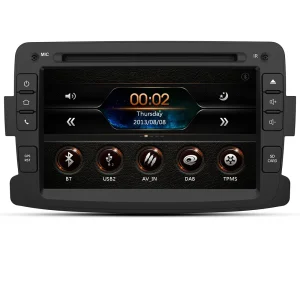 AWESAFE Android Car Stereo Para Renault Sistema Actualización de Radio de Pantalla Táctil con Carplay Inalámbrico Android Auto, Soporte Bluetooth WiFi Navegación GPS