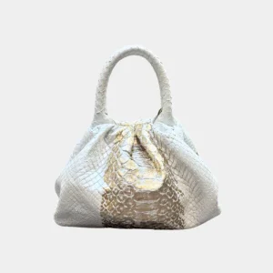 Sac Jacky White And Gold