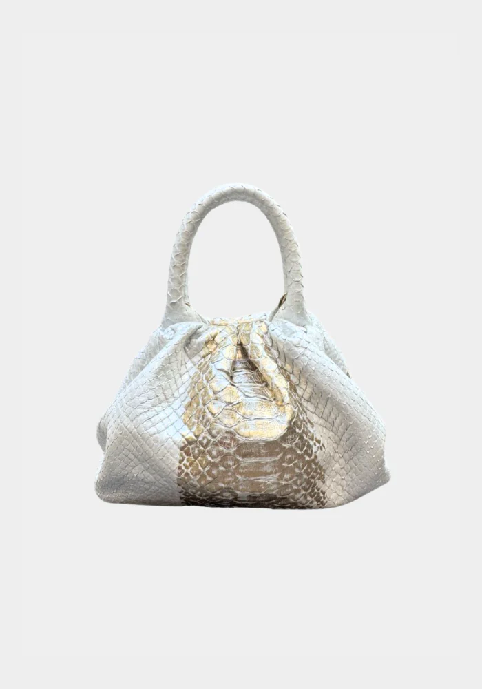 Sac Jacky White And Gold