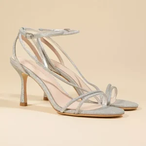 Sandales Cagliari Paillettes Silver