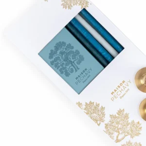 Coffret Blue 10 Bougies Fines