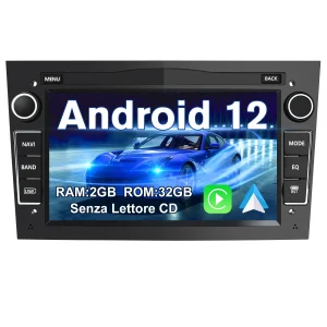 AWESAFE Autoradio Android per sistema di aggiornamento radio touch screen Opel con Wireless Carplay Android Auto, supporto navigazione GPS Bluetooth WiFi