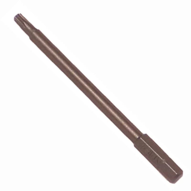2 embouts 1/4'' L.90 mm Torx sécurité percés – Image 3