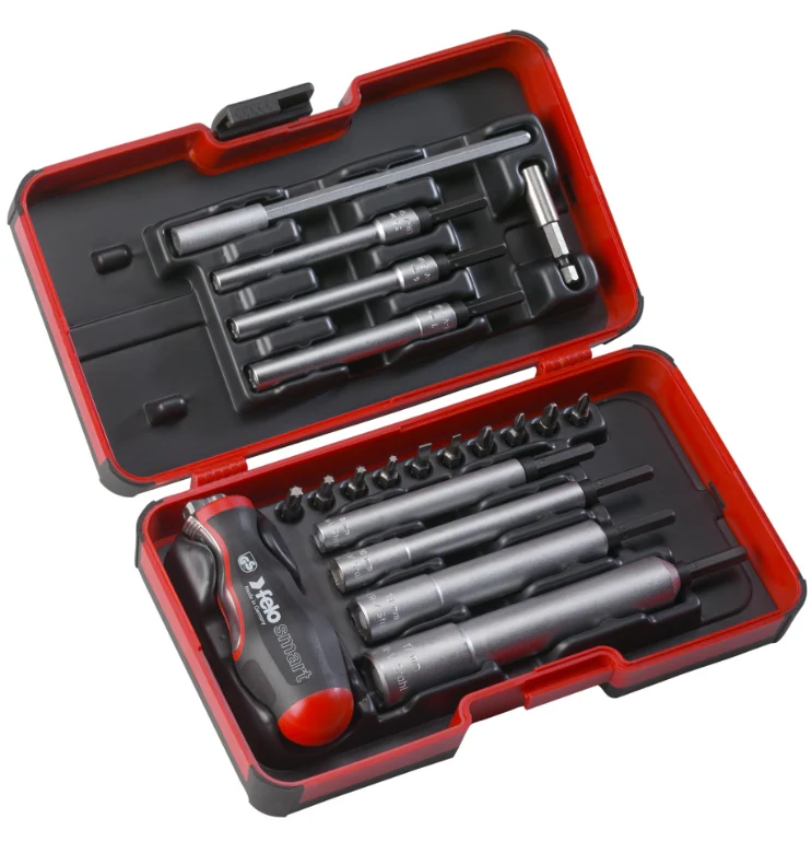 Coffret poignée 2 en 1 avec douilles aimantées et embouts – Image 2