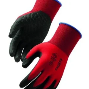 Gants enduction en PVC et mousse picot