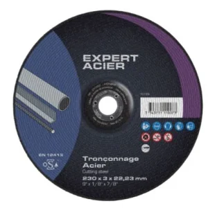 Disque à tronçonner l'acier