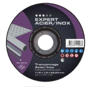 Disque à tronçonner acier / inox