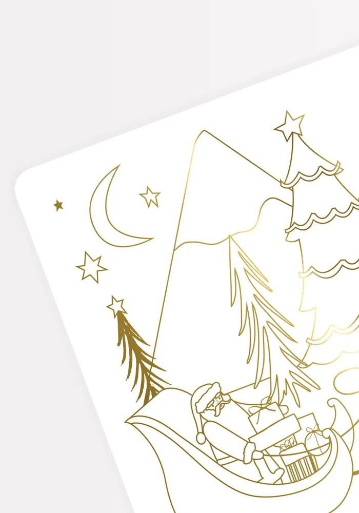 8 Sets De Table A Colorier Blanc Et Doré – Image 3