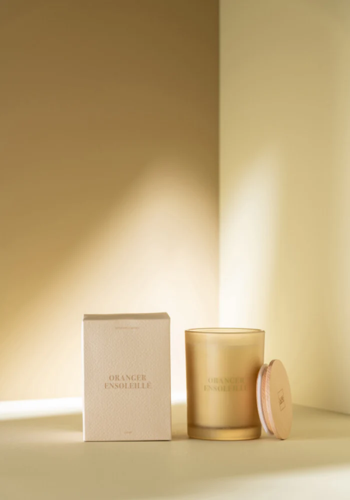 Bougie 38h Oranger Ensoleillé – Image 3