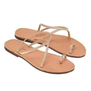 Sandales Chris Dorées