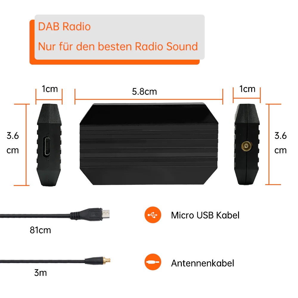 DAB+ Adapter Speziell für AWESAFE Android Radio – Image 5