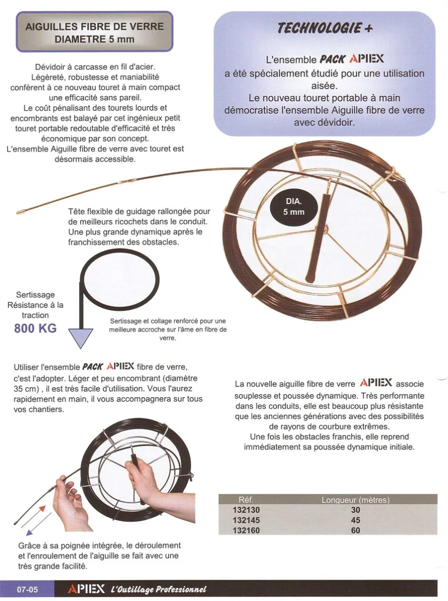 Aiguille fibre de verre 4,8 mm 30 ou 60 m – Image 3