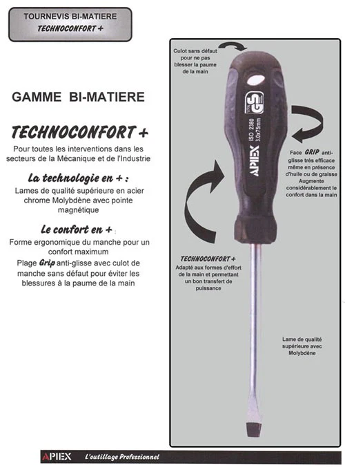 Tournevis lame longue Torx percé – Image 3