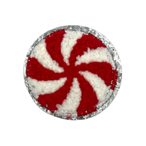 Thermocollant Rond Rouge Et Blanc – Image 3