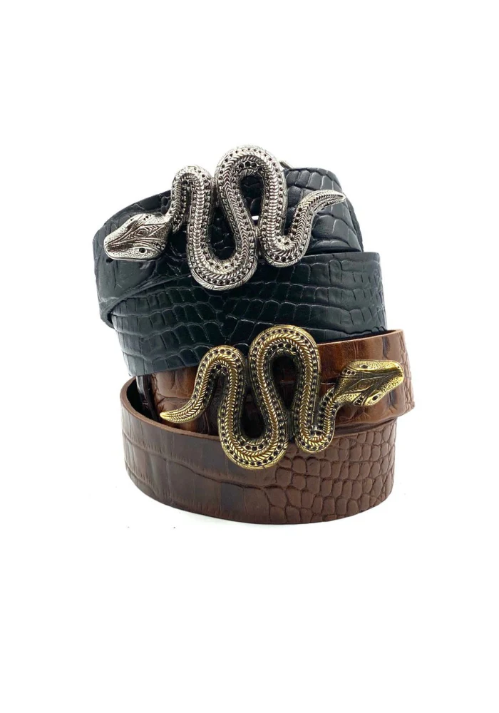 Boucle De Ceinture Serpent Doré – Image 4