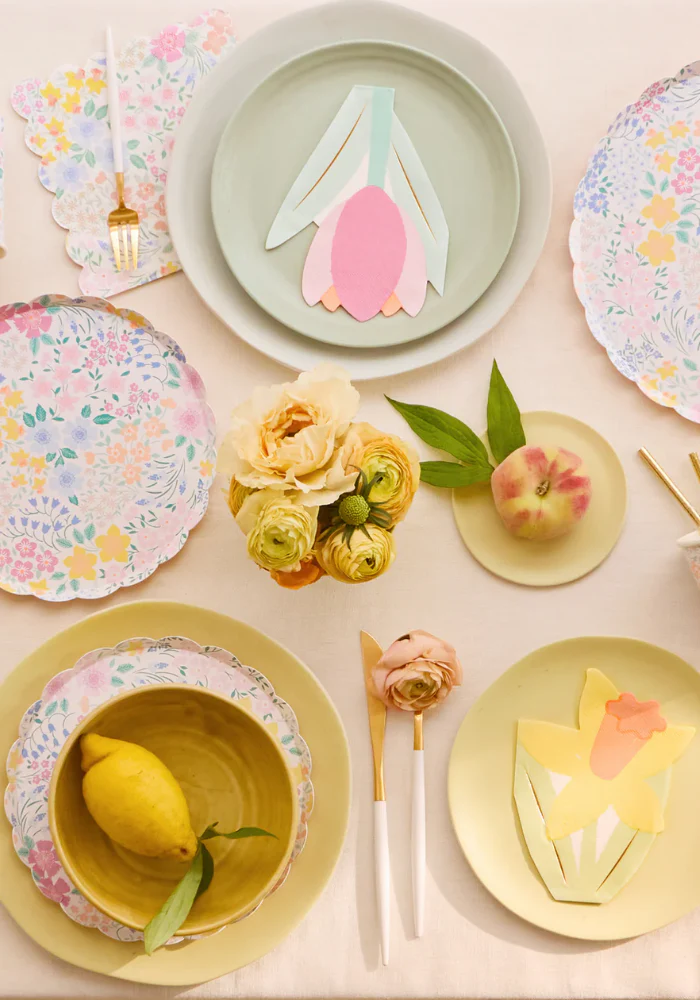 Lot de 8 Grandes Assiettes En Papier Jardin Du Cottage – Image 4