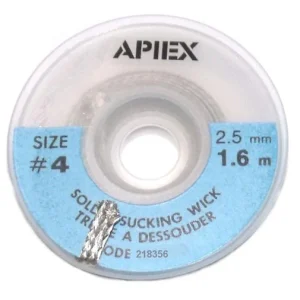 Tresse à dessouder en bobine de 1.6 m