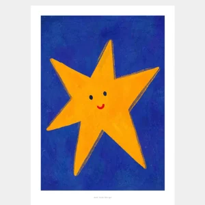 Carte A4 Yellow Star
