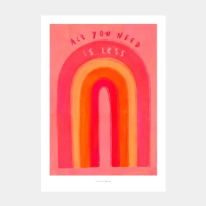 Carte A5 All You Need Is Less